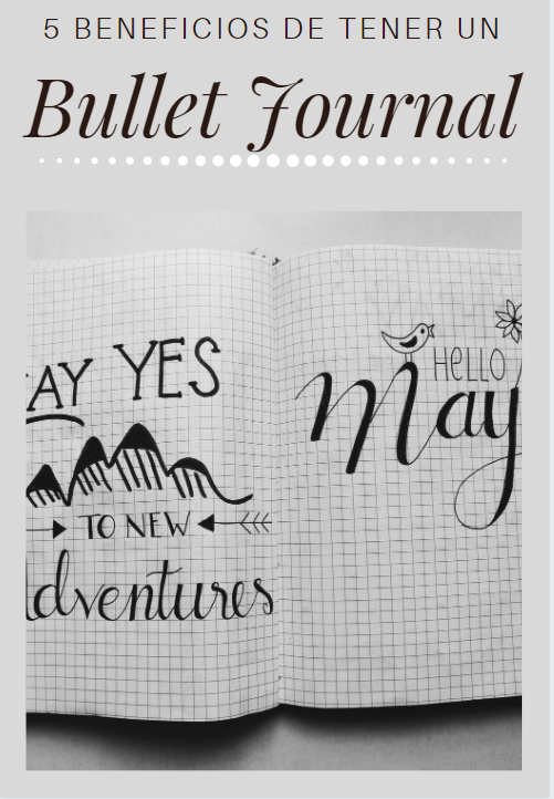 5 beneficios de tener un Bullet Journal #bullet journal #diario #journaling